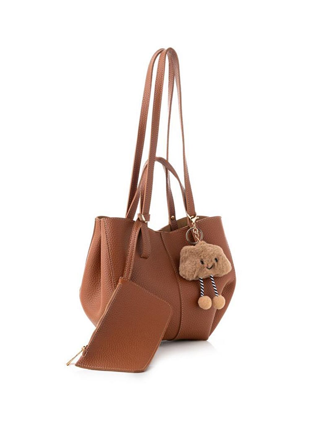 Kahverengi Kadın El ve Omuz Çantası-3