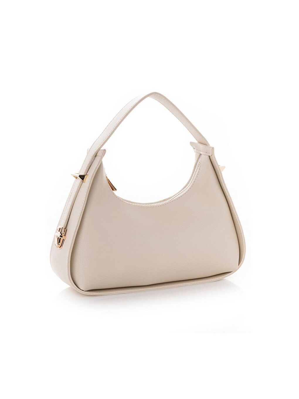 Ekru Kadın Baget El ve Omuz Çantası