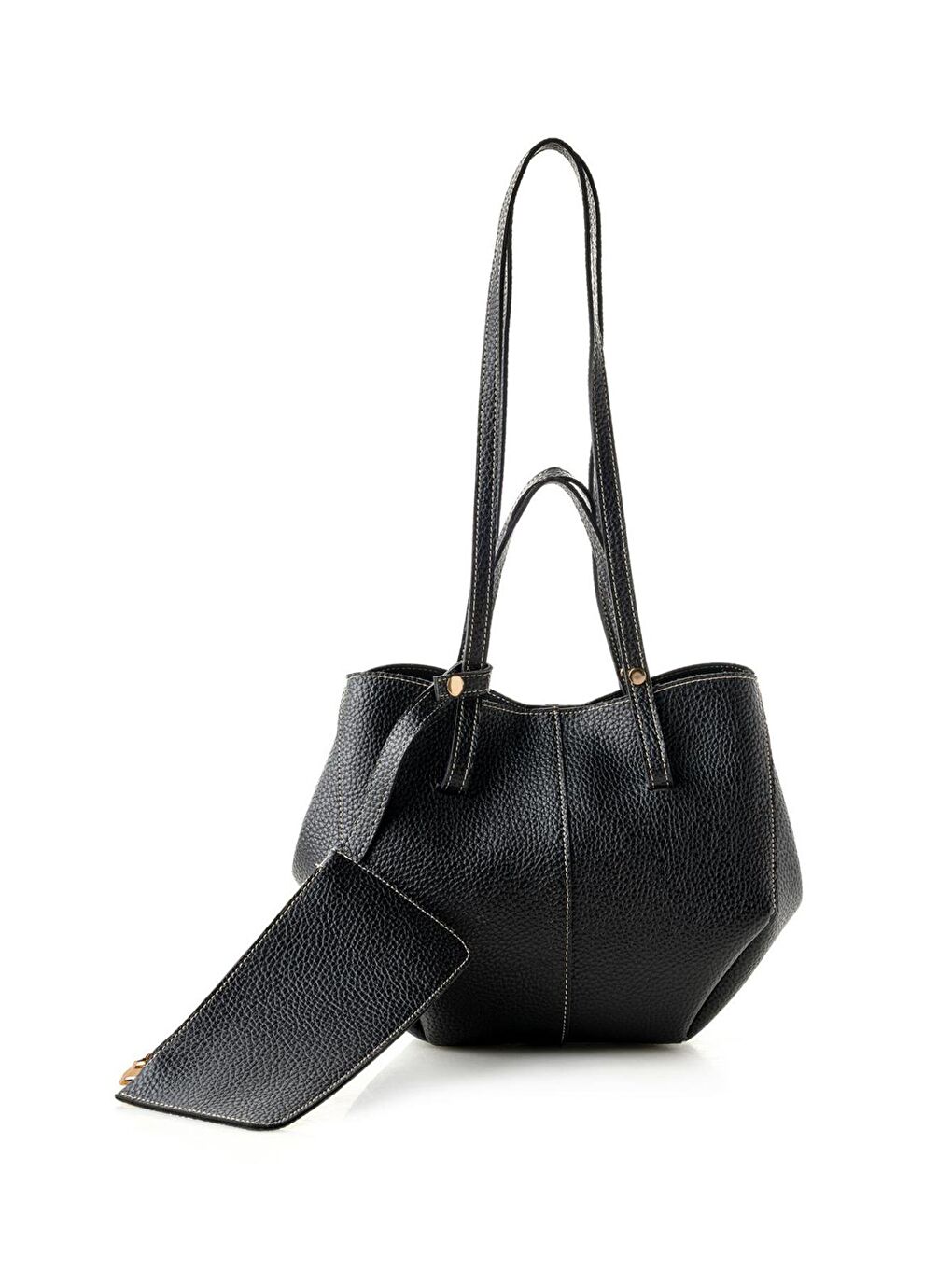 Siyah Kadın El ve Omuz Çantası-3