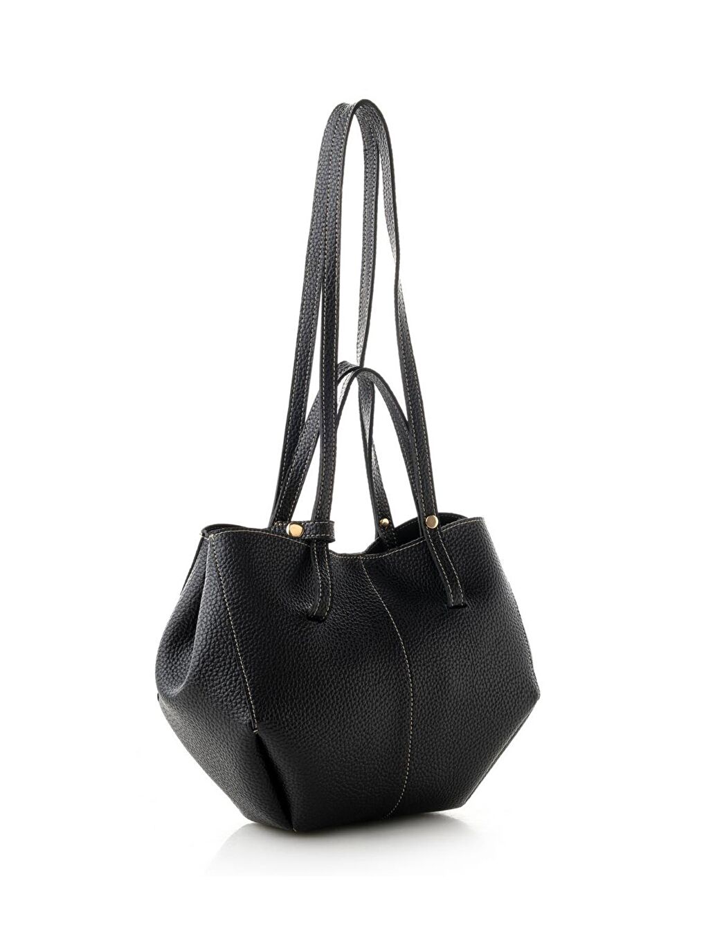 Siyah Kadın El ve Omuz Çantası-5