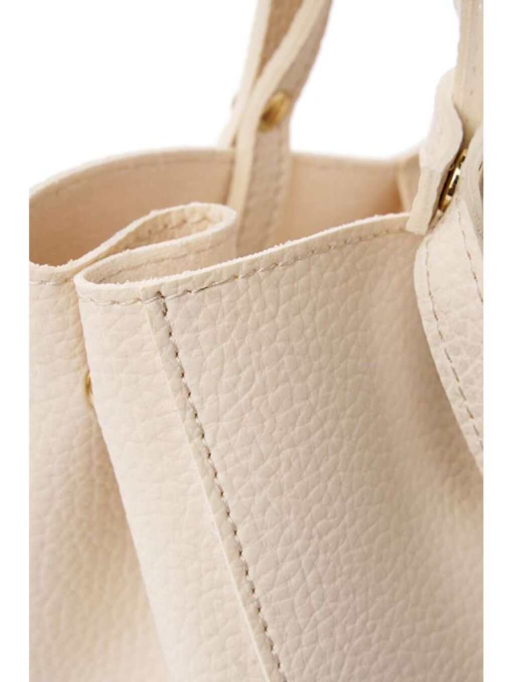 Ekru Kadın El ve Omuz Çantası-6