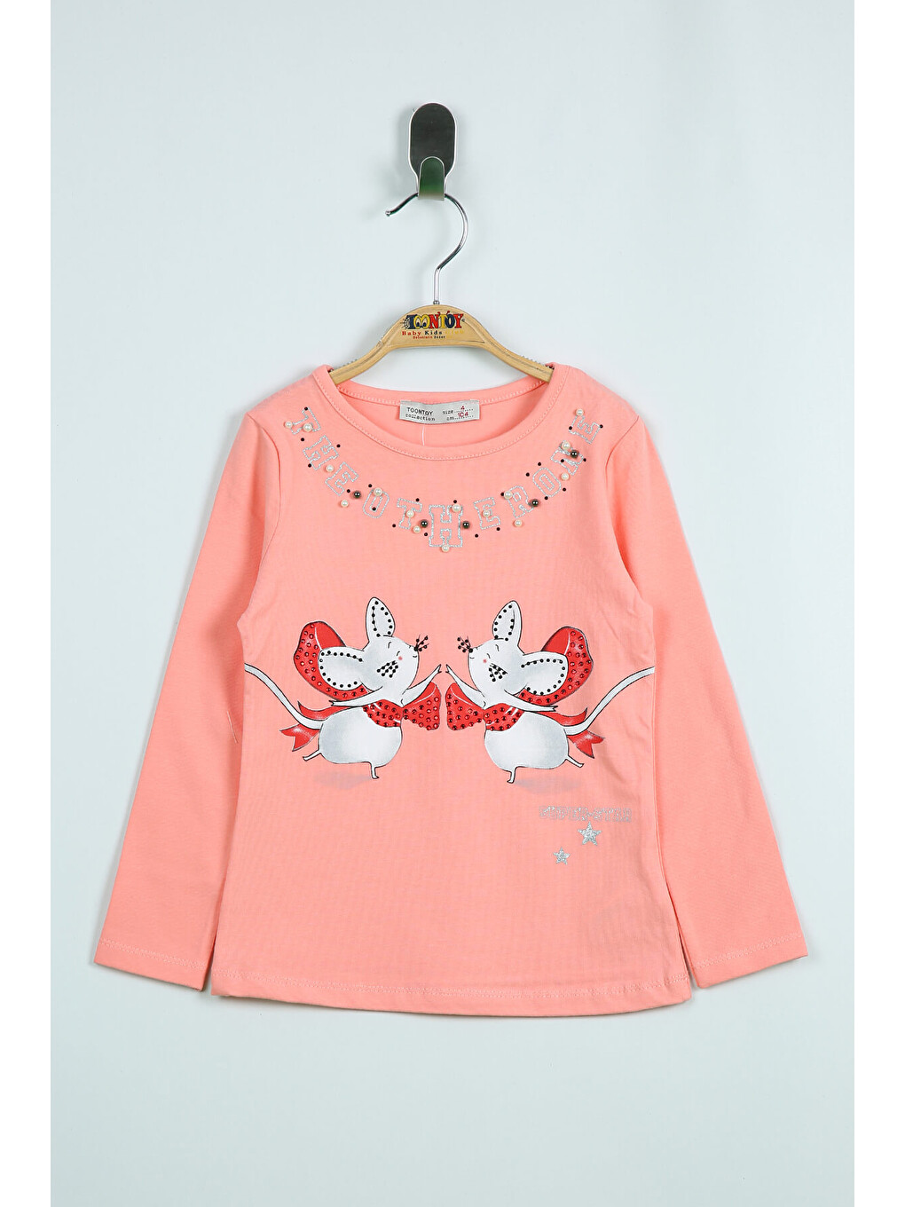 Pembe Kız Çocuk Sweatshırt