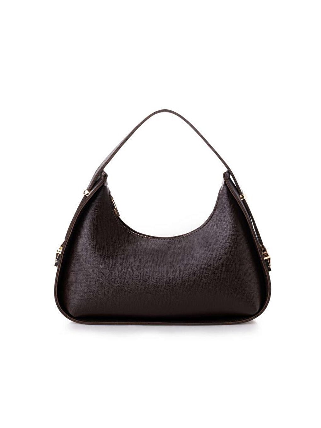 Kahverengi Kadın Baget El ve Omuz Çantası-1