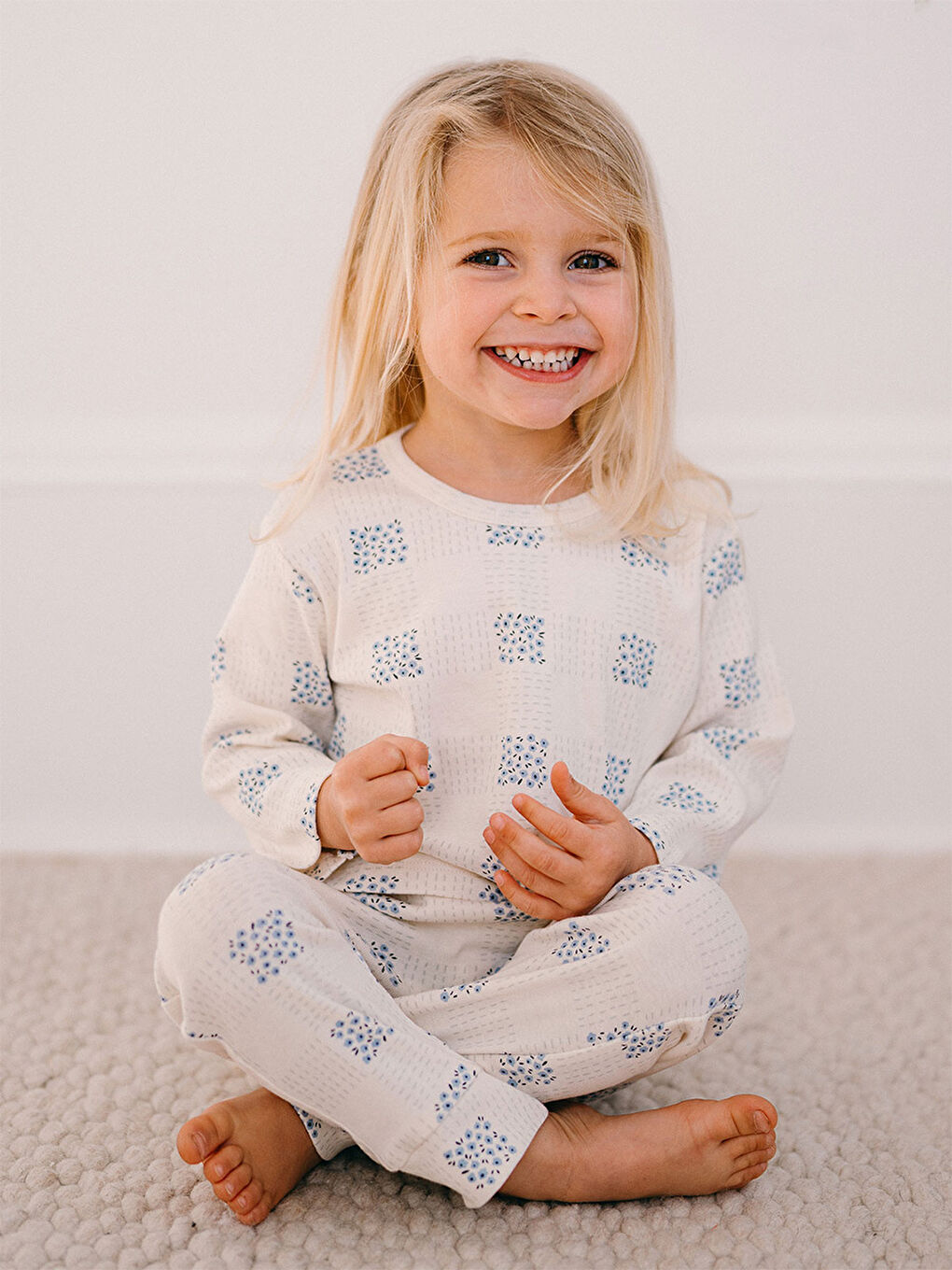 Ekru Organik Krem Uzun Kollu Kız Bebek Takım