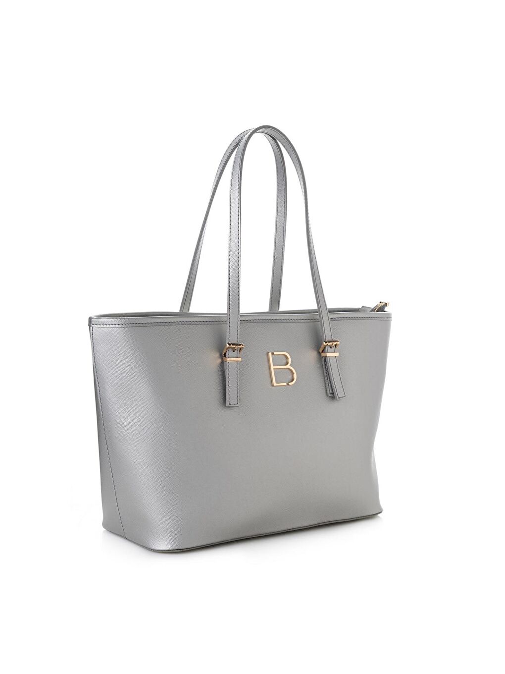 Gri Kadın Tote Omuz Çantası-2