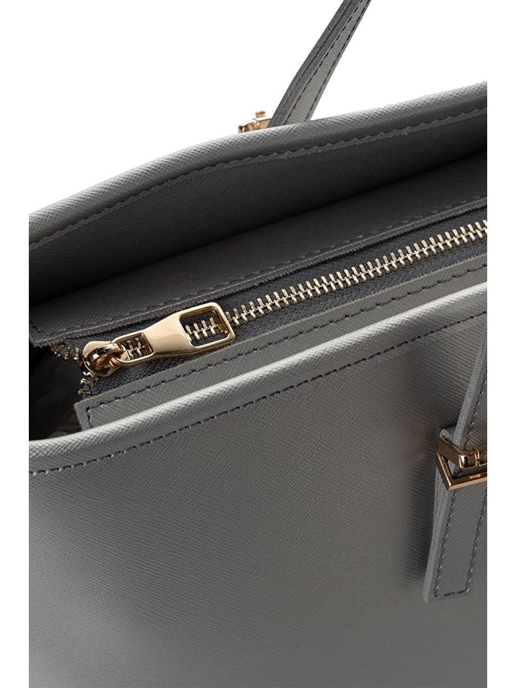 Gri Kadın Tote Omuz Çantası-3