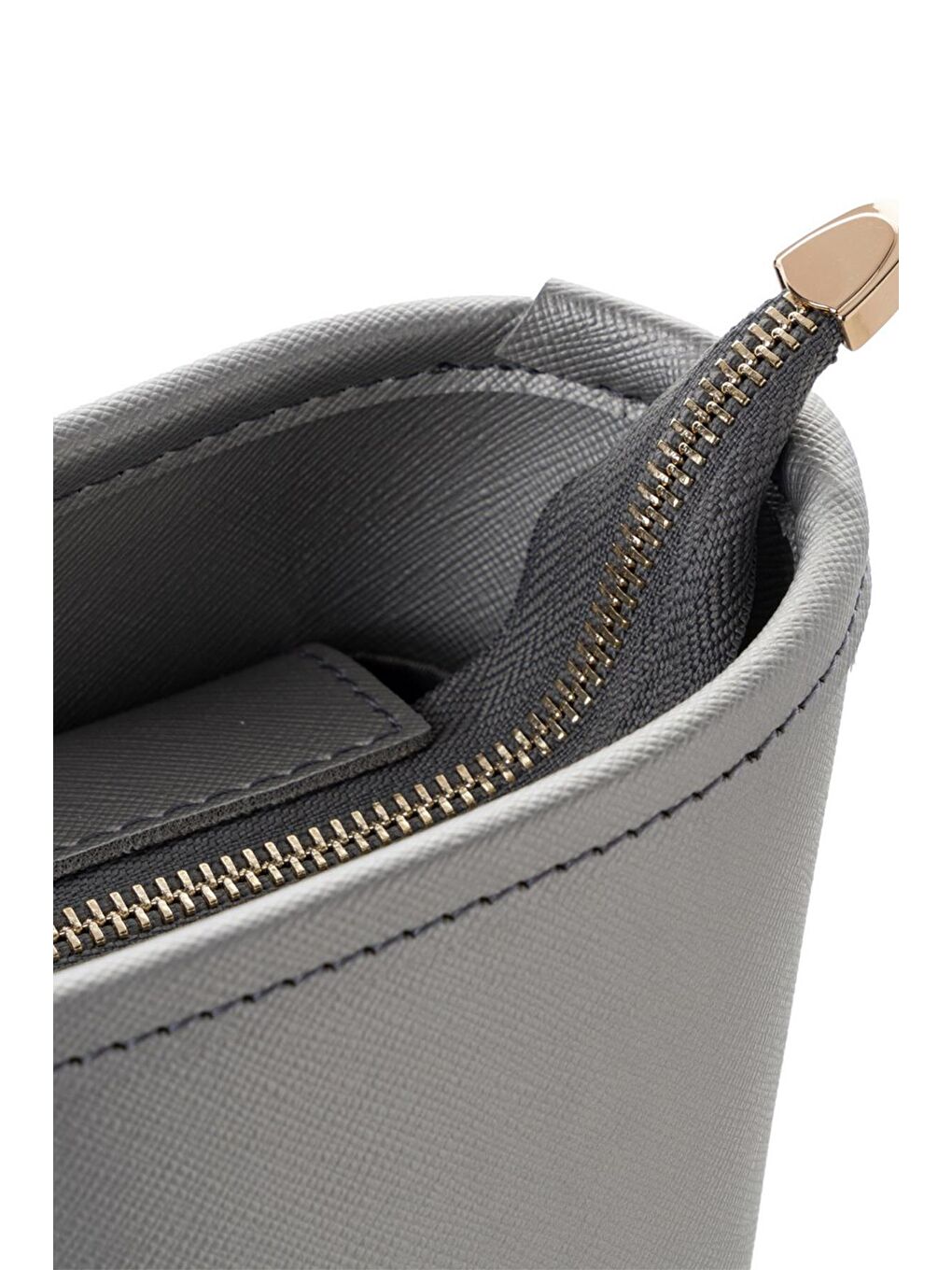 Gri Kadın Tote Omuz Çantası-4