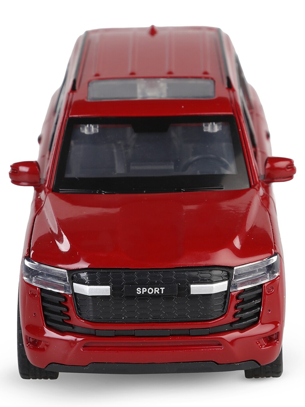 Kut.çek bırak 1:32 Işıklı Ve Sesli Metal Jeep - Bordo-4