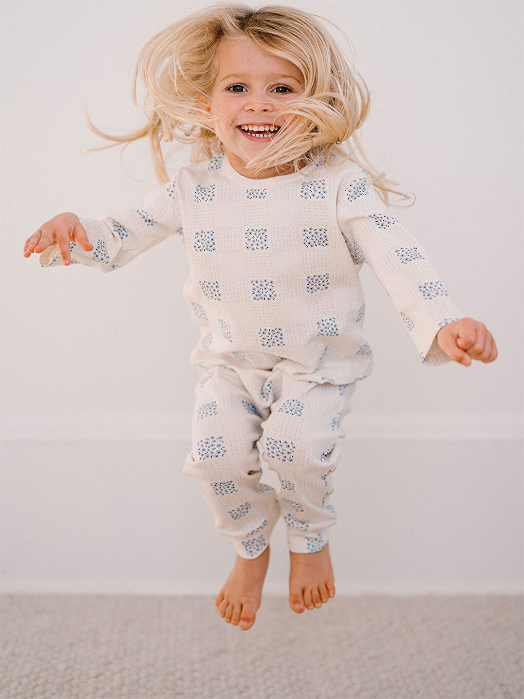 Ekru Organik Krem Uzun Kollu Kız Bebek Takım-5