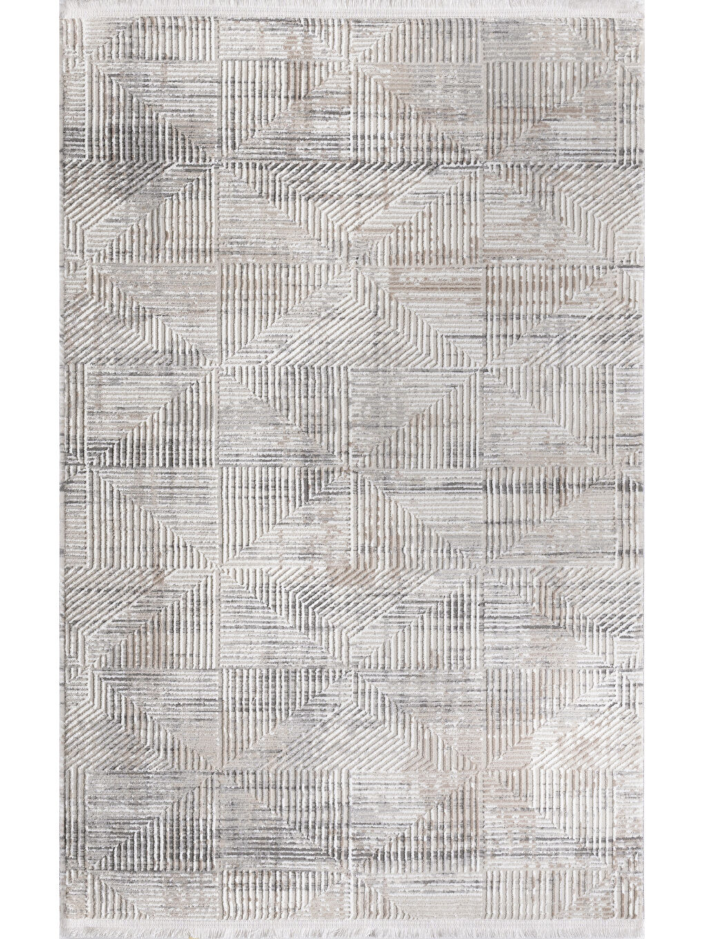 Gri Leo 2978 Modern Dokuma Halı-100x200-2