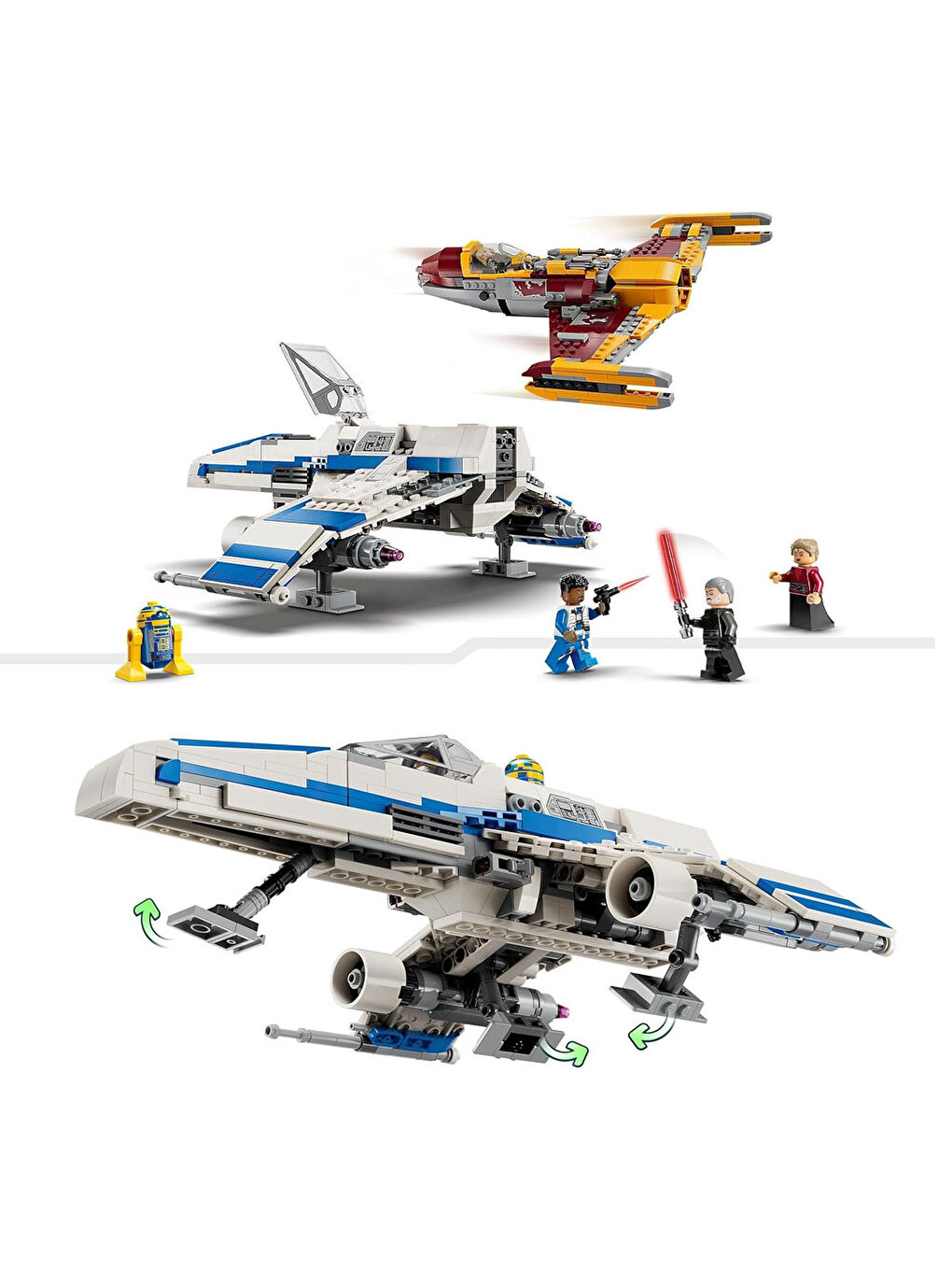 Lego Renksiz Star Wars Yeni Republic E-Wing 75364 - 4