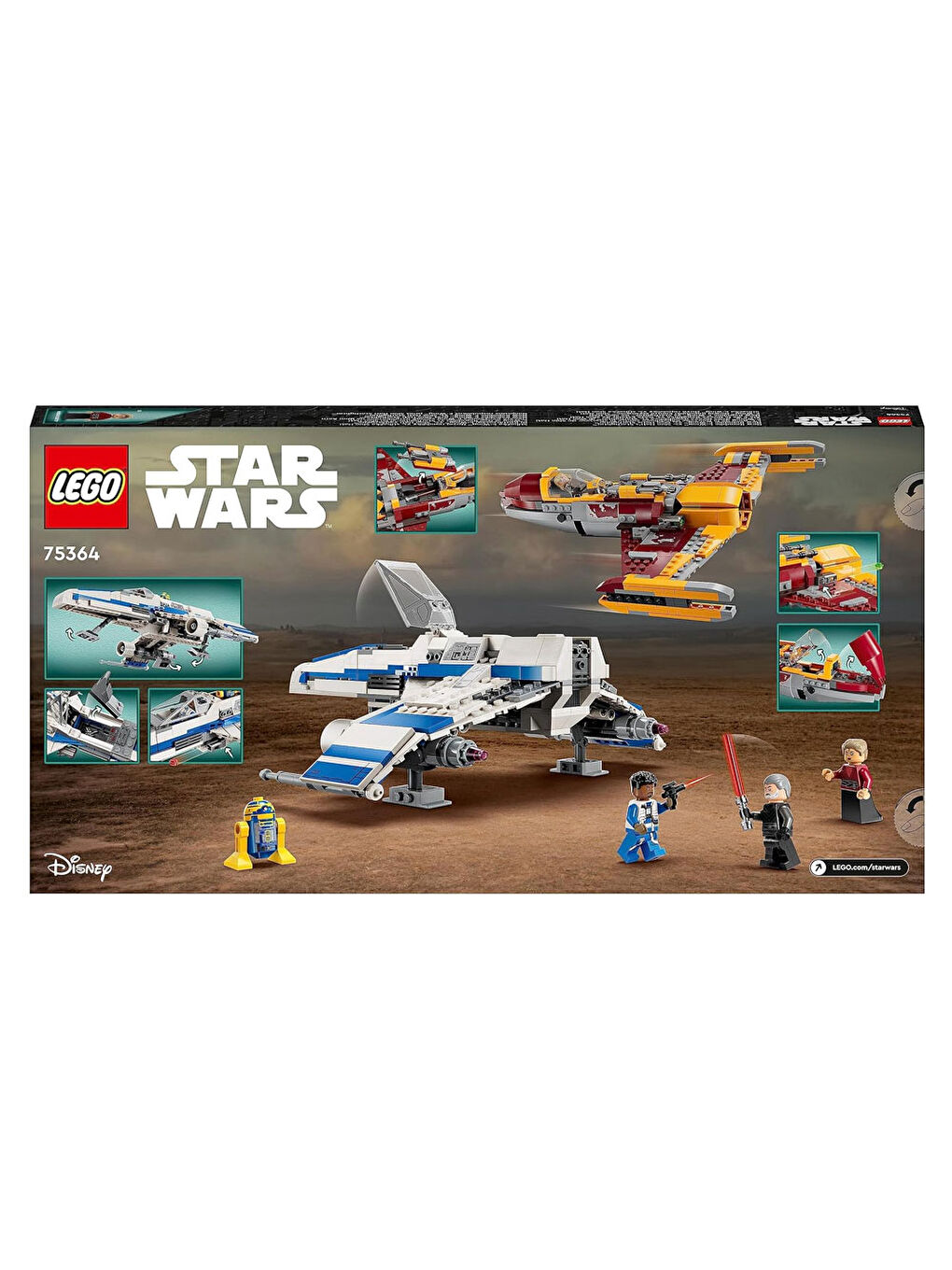 Lego Renksiz Star Wars Yeni Republic E-Wing 75364 - 5