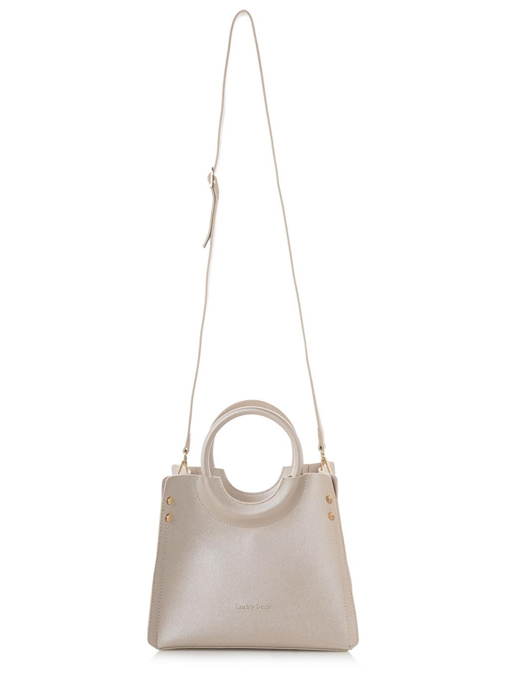 Sarı Kadın Çapraz Askılı El ve Omuz Çantası-1