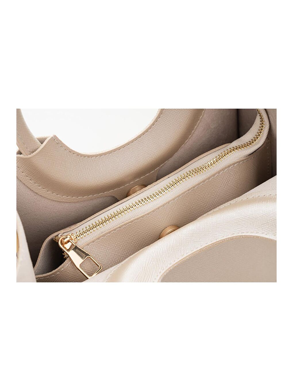 Sarı Kadın Çapraz Askılı El ve Omuz Çantası-7