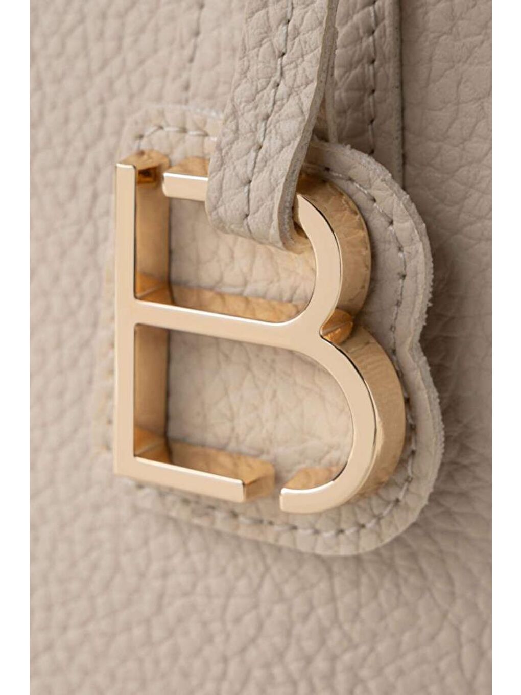 Ekru Kadın Çapraz Askılı El ve Omuz Çantası-9