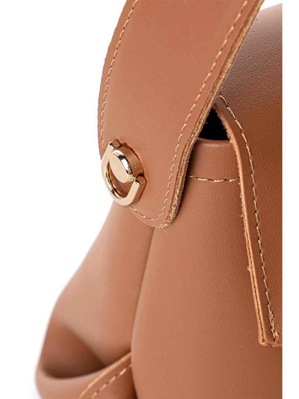 Sarı Kadın Çapraz Askılı El ve Omuz Çantası-4