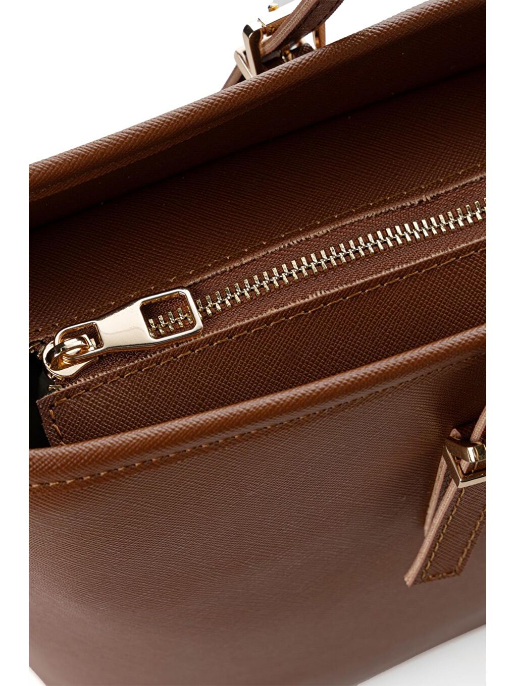 Kahverengi Kadın Tote Omuz Çantası-3