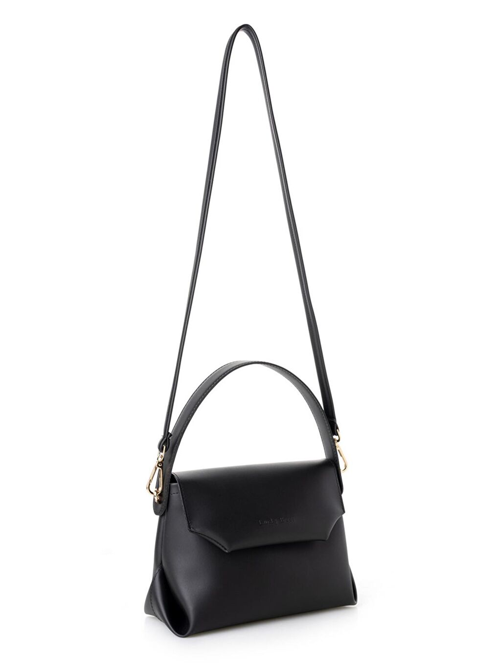 Siyah Kadın Çapraz Askılı El ve Omuz Çantası-2