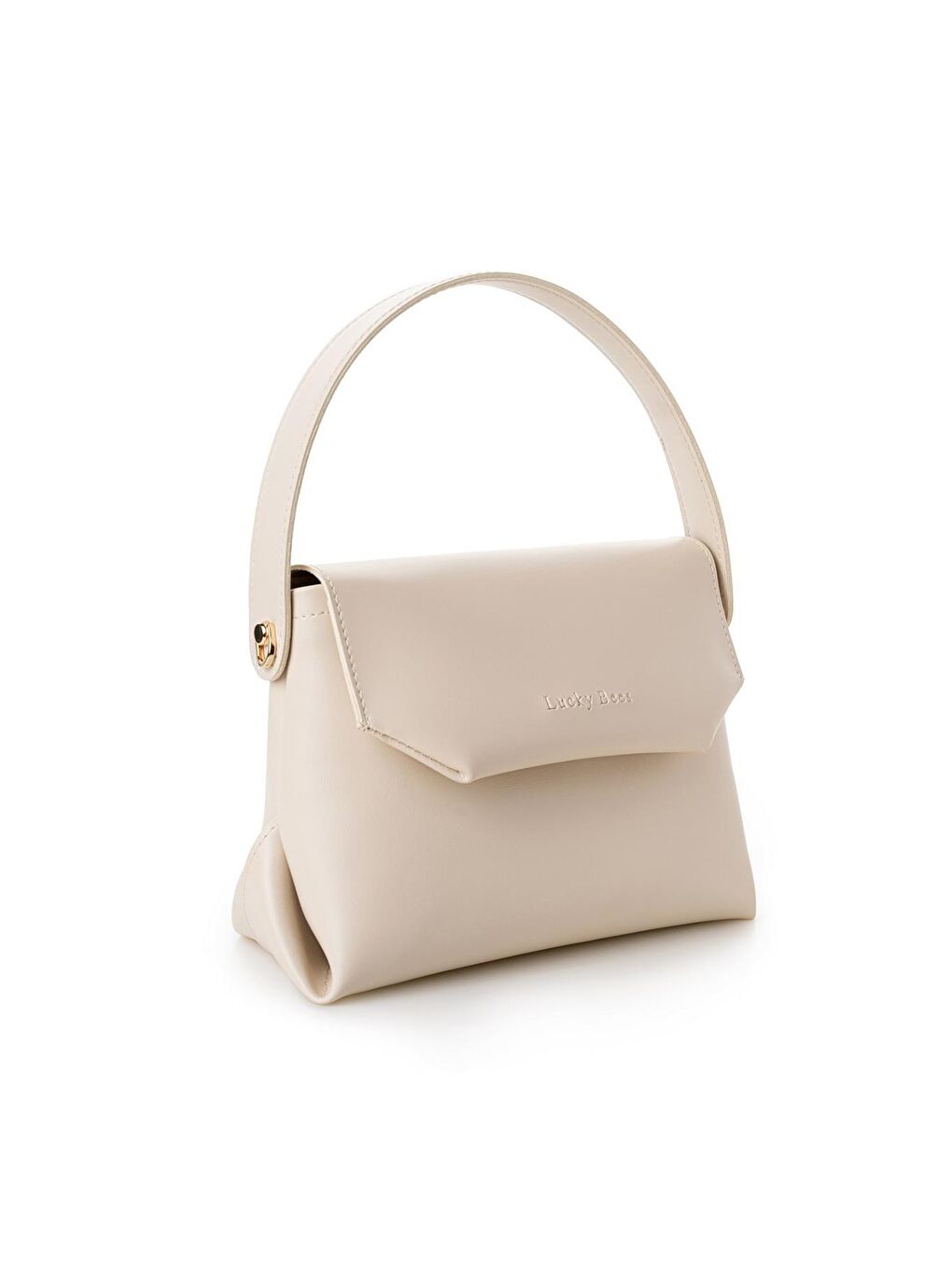 Ekru Kadın Çapraz Askılı El ve Omuz Çantası