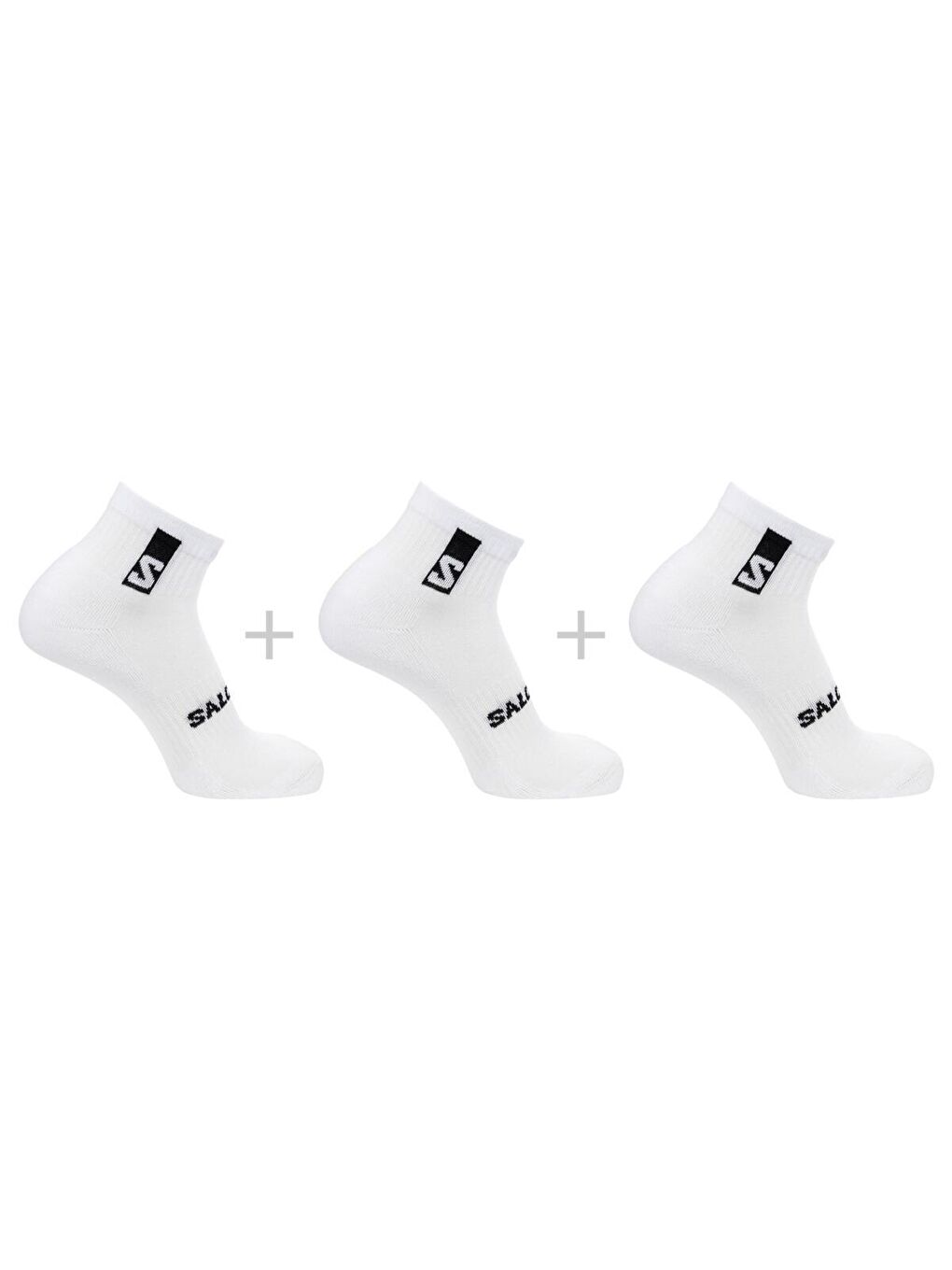 Salomon Beyaz Everyday Ankle 3 Pack Unisex Beyaz Çorap