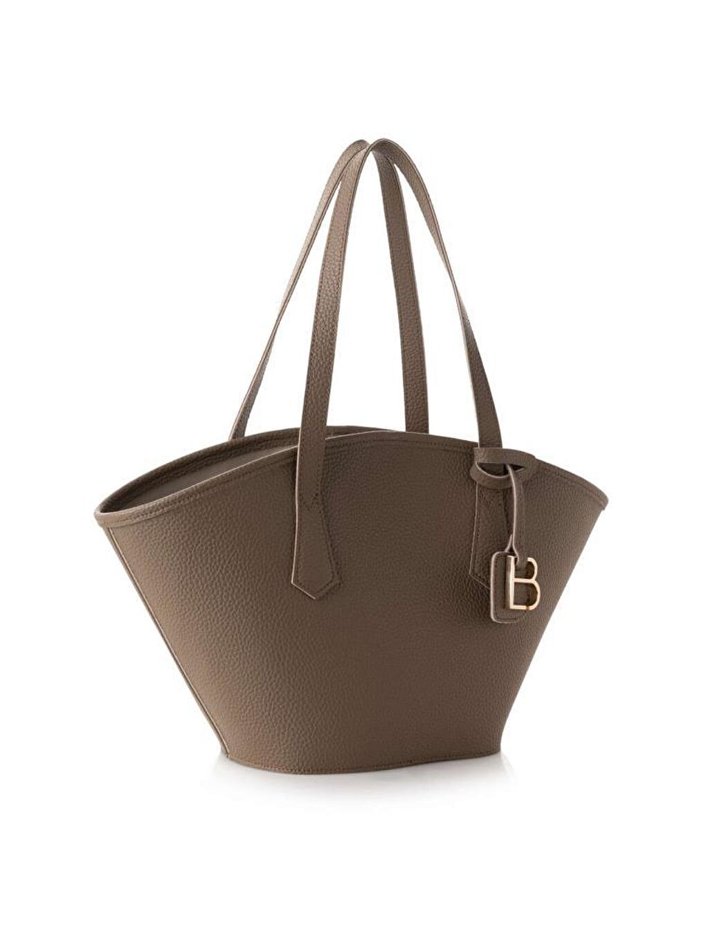 Bej Kadın Çapraz Askılı El ve Omuz Çantası-1