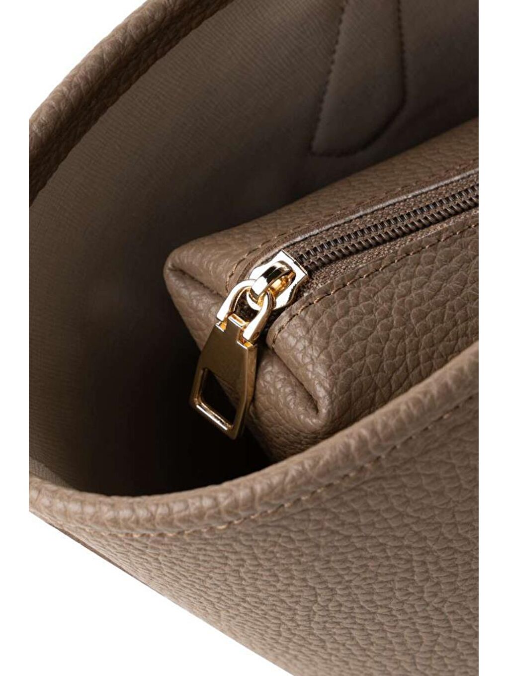 Bej Kadın Çapraz Askılı El ve Omuz Çantası-4