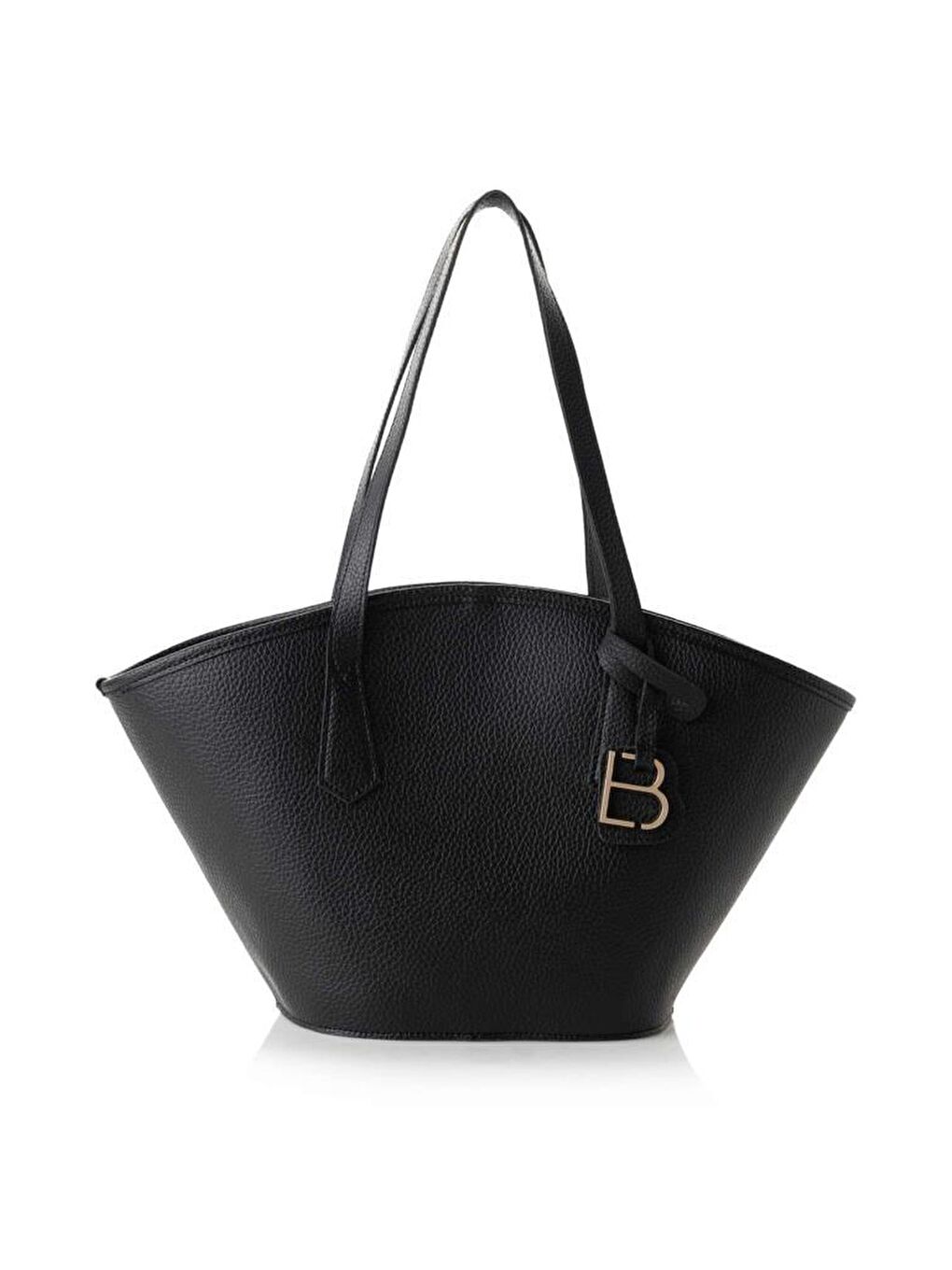 Siyah Kadın Çapraz Askılı El ve Omuz Çantası-1