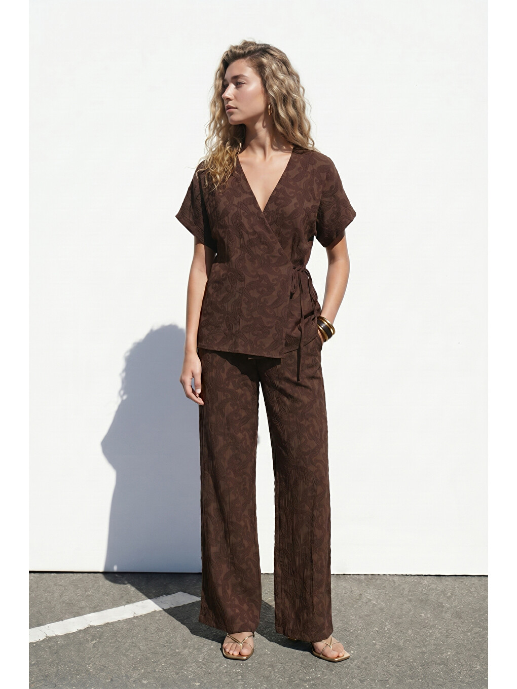 Kahverengi Lily Pantolon - Kahve-1