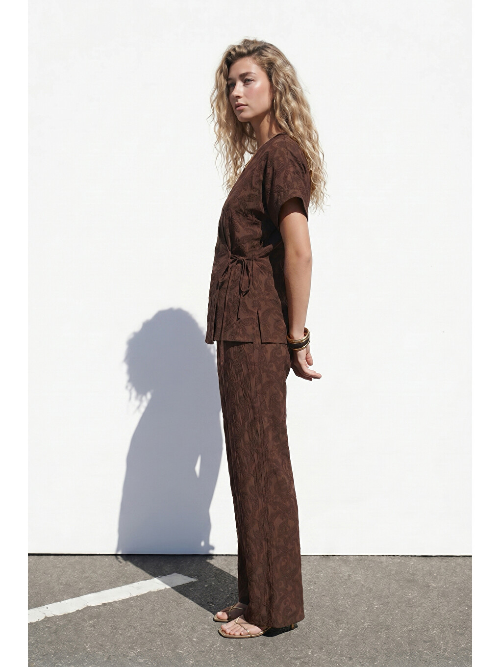 Kahverengi Lily Pantolon - Kahve-2