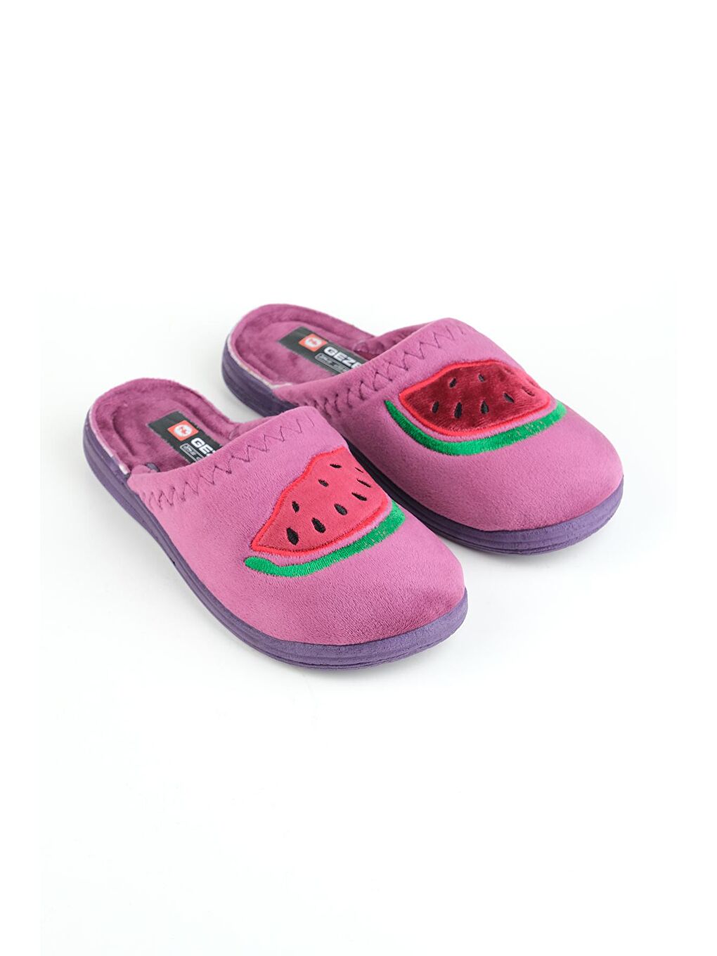 Mor Kışlık Kadın Ev Terlik-2