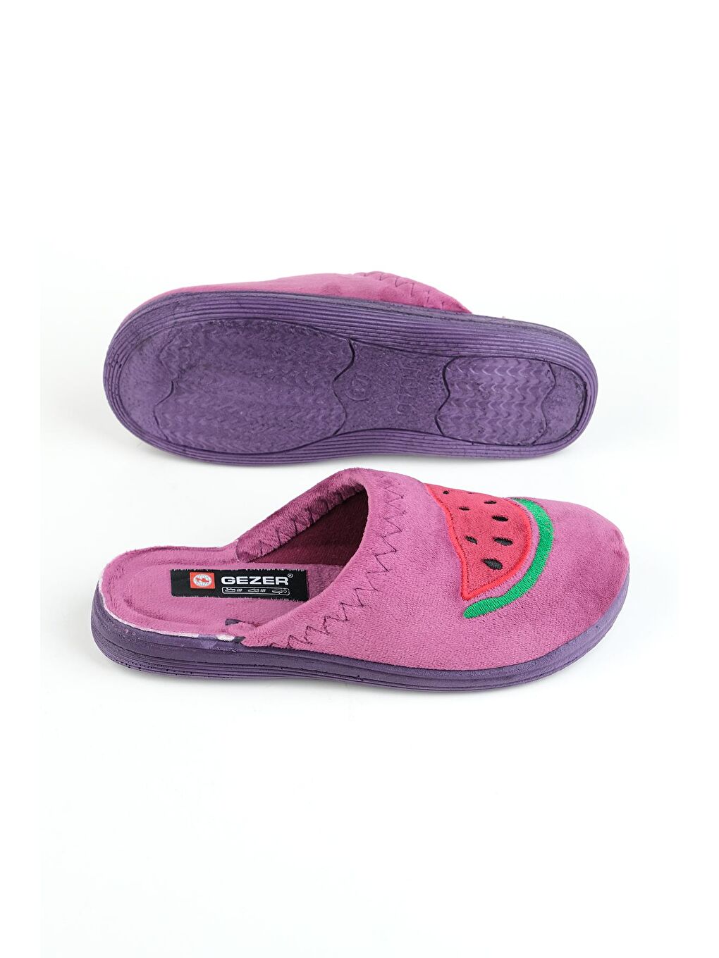 Mor Kışlık Kadın Ev Terlik-4