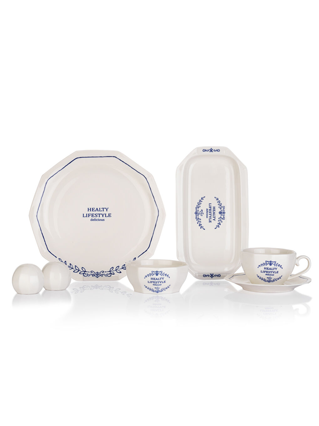 Swanky Kahvaltı Takımı 32 Parça-Lacivert01-1