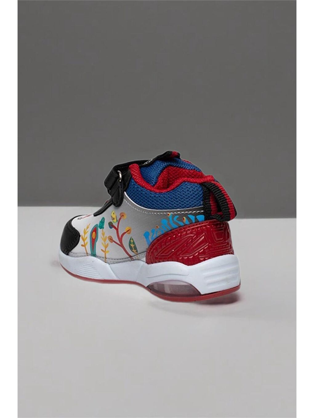 Siyah Zıpy Unisex Çocuk Bebek Işıklı Rahat Kaymaz Taban Spor Ayakkabı-2