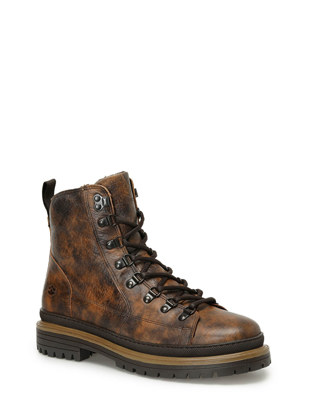 ESTEVES 3PR Kahverengi Erkek Biker Bot-1