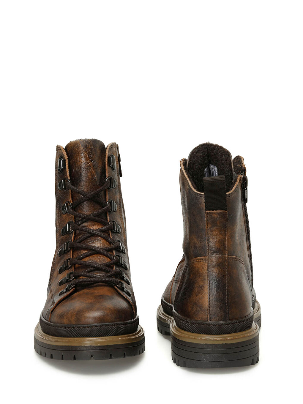 ESTEVES 3PR Kahverengi Erkek Biker Bot-4