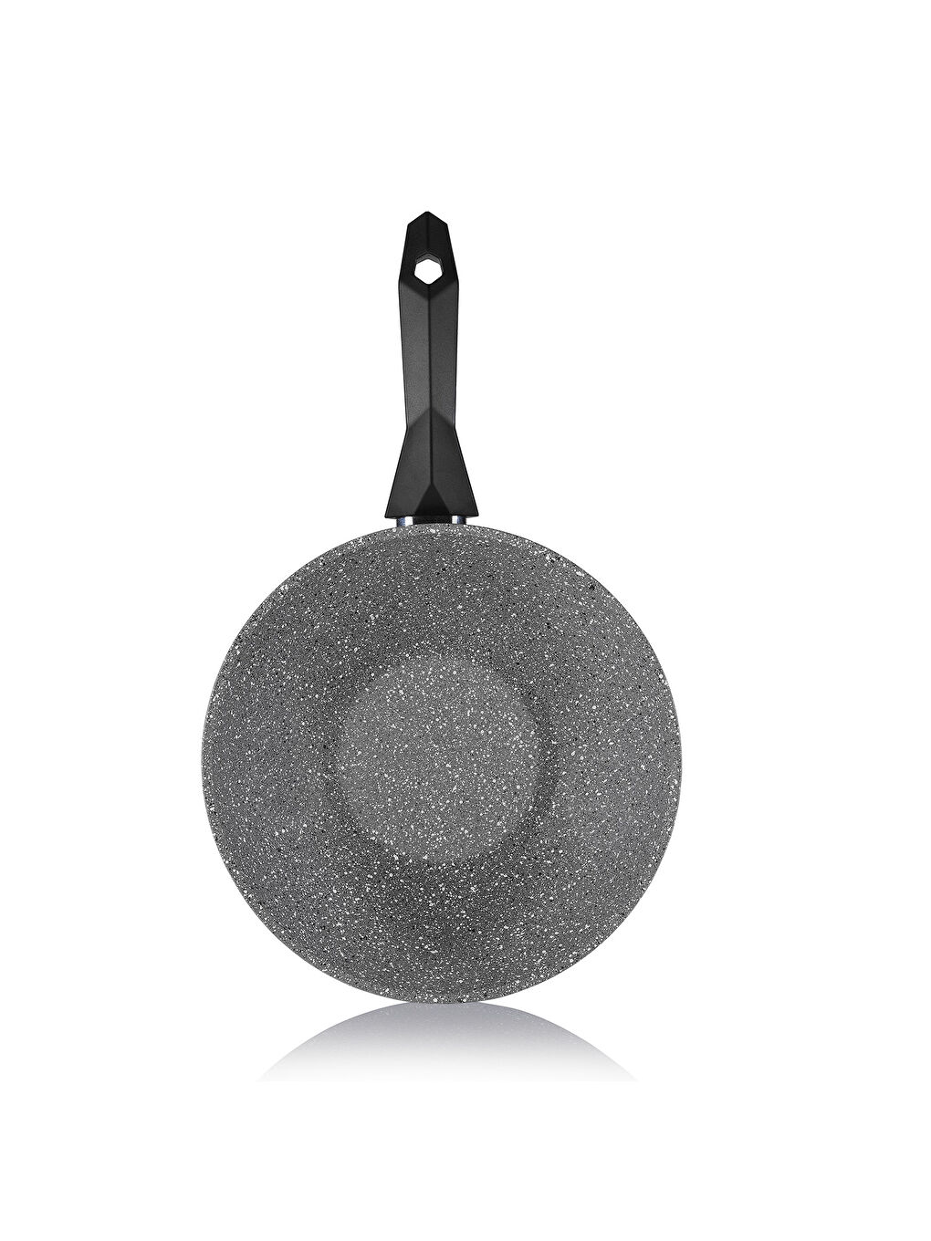 Cory Yanmaz Yapışmaz Wok Tava 28 Cm-Gri-3