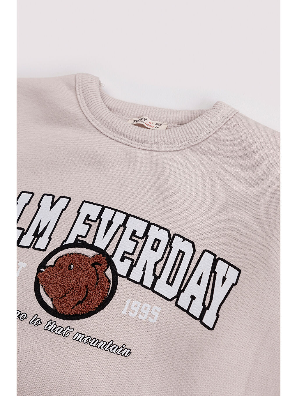 Kahverengi Erkek Çocuk 2'li Paket Basic Sweatshirt-3