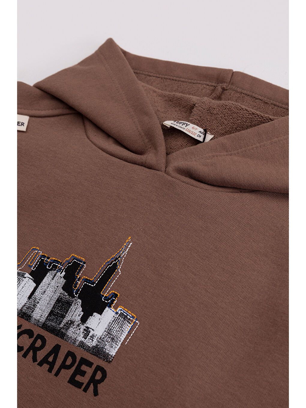 Kahverengi Erkek Çocuk 2'li Paket Basic Sweatshirt-6