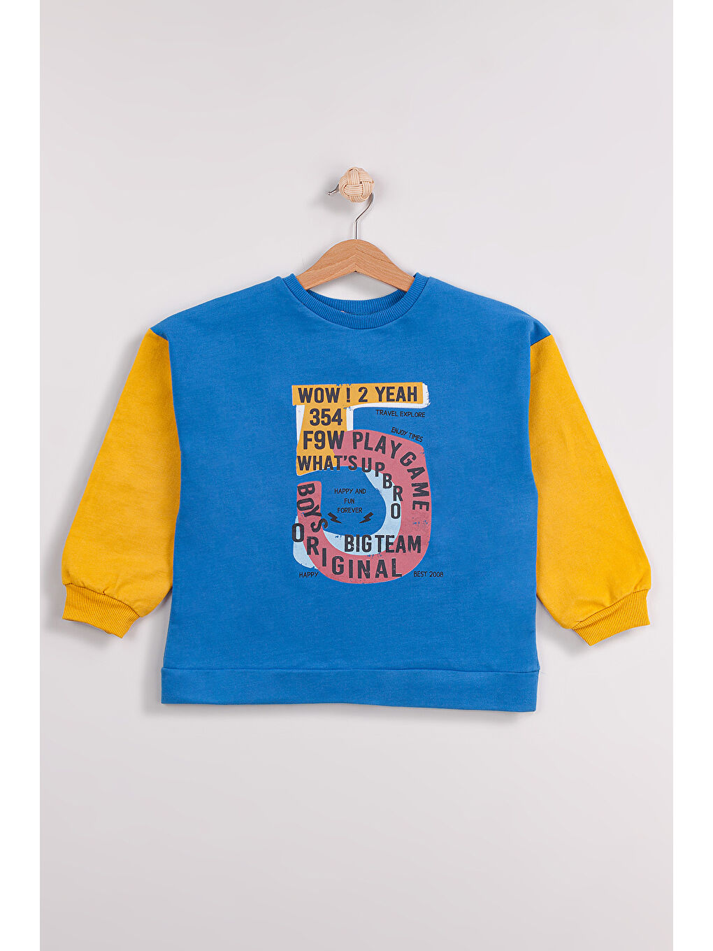 Mavi Erkek Çocuk 2'li Paket Basic Sweatshirt-2