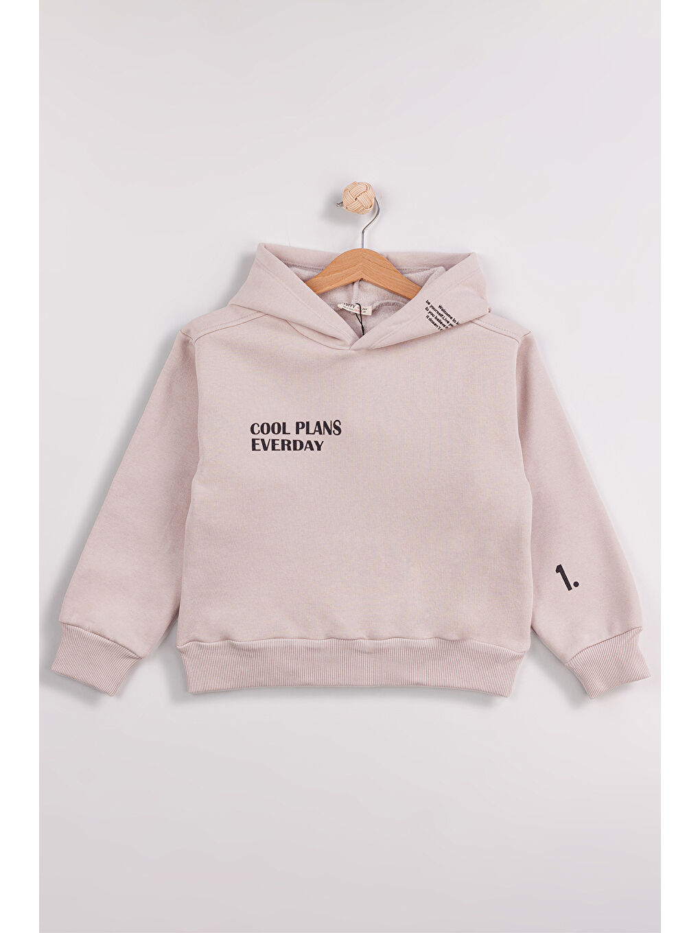 Ekru Erkek Çocuk 2'li Paket Basic Sweatshirt-3