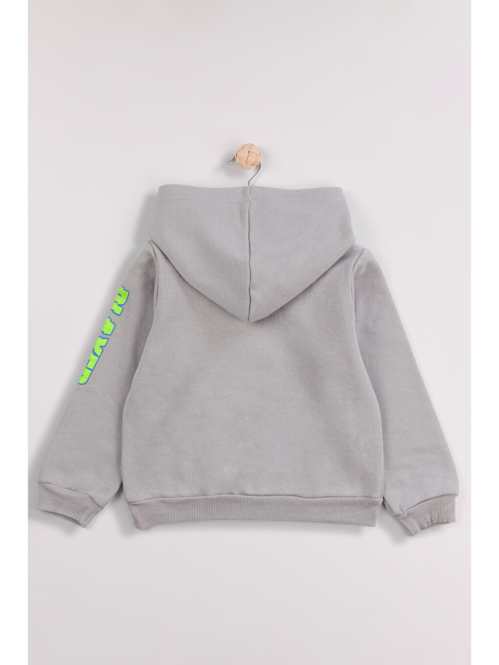 Gri Erkek Çocuk 2'li Paket Basic Sweatshirt-4