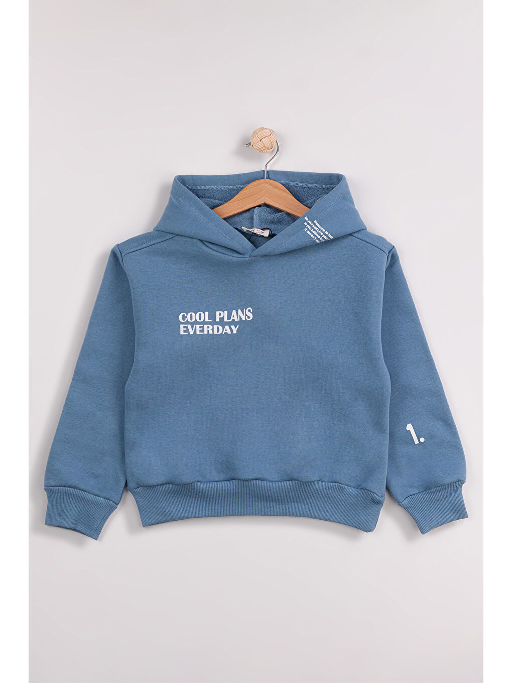 Gri Erkek Çocuk 2'li Paket Basic Sweatshirt-5