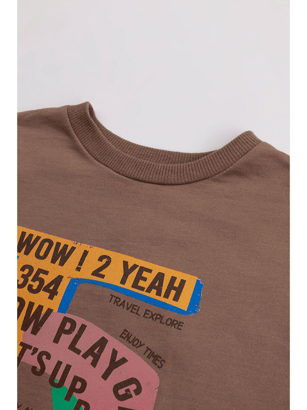 Lacivert Erkek Çocuk 2'li Paket Basic Sweatshirt-3