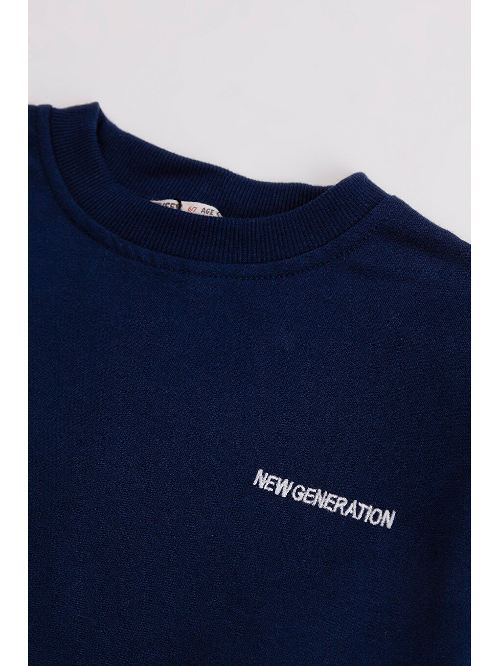 Lacivert Erkek Çocuk 2'li Paket Basic Sweatshirt-7