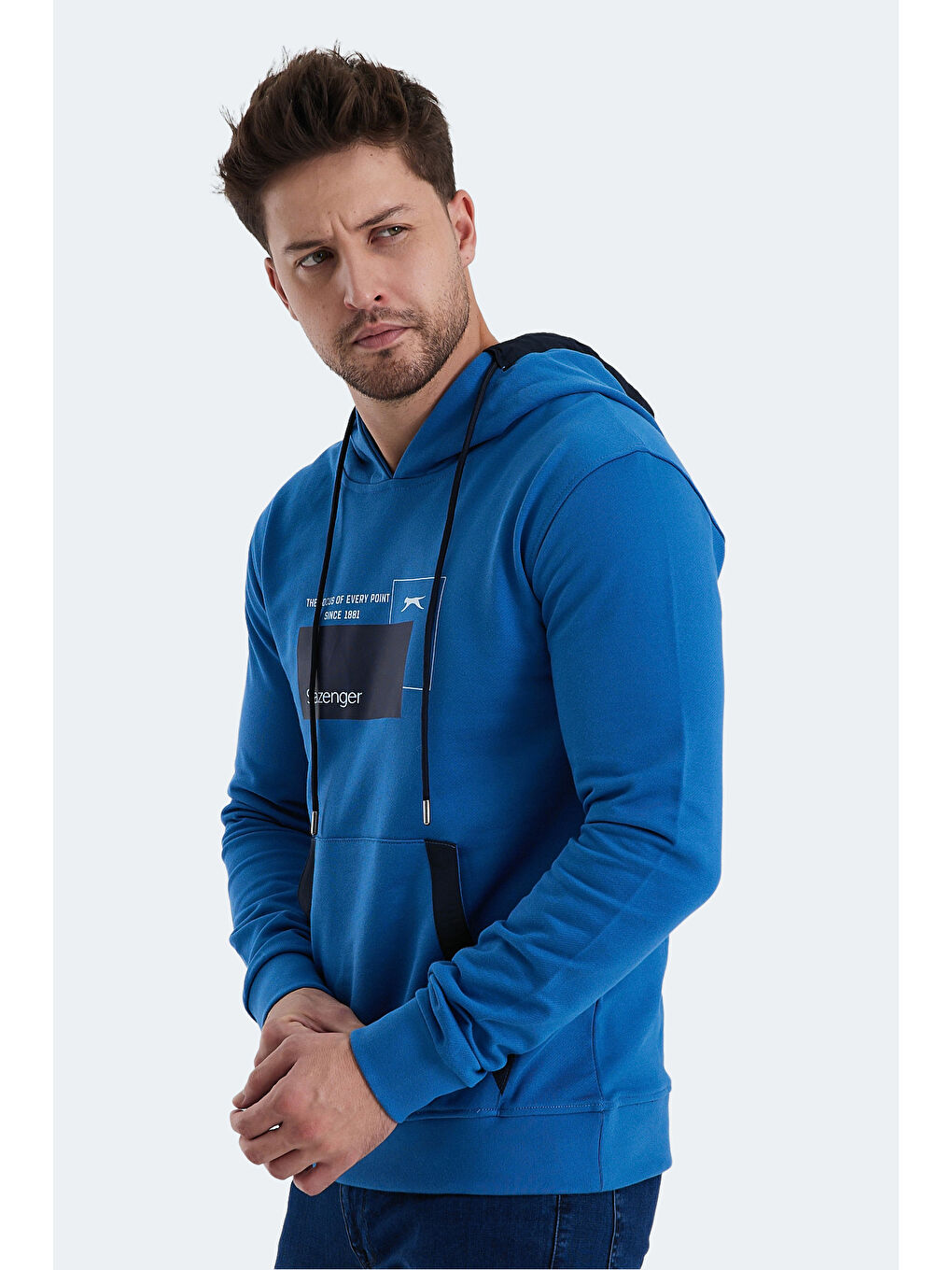 SLAZENGER Mavi Erkek Sweatshirt Mavi - 2