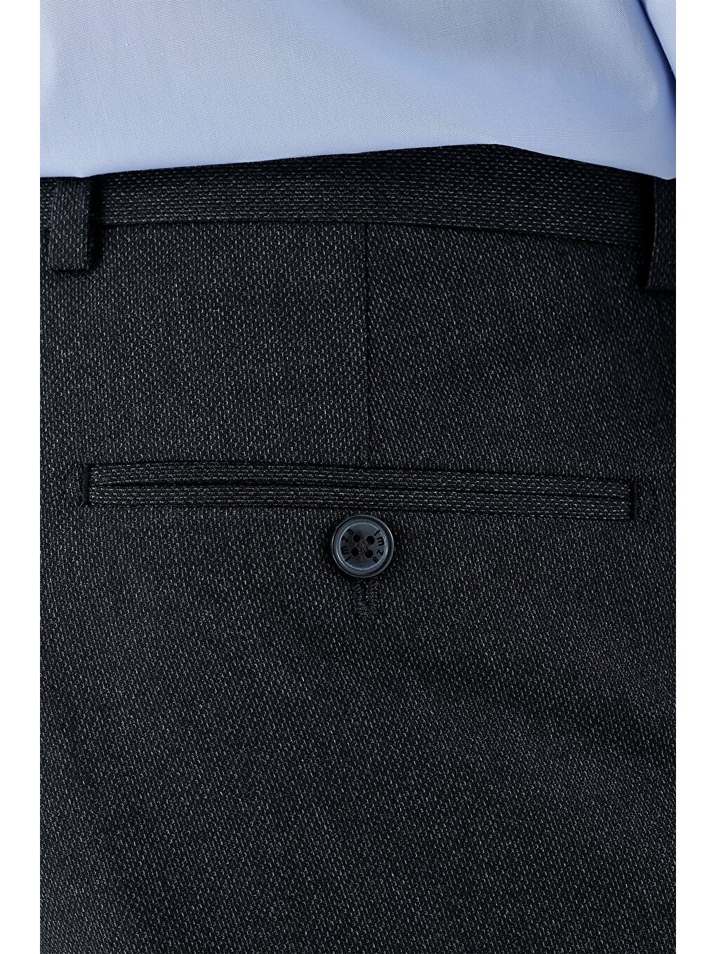 Siyah Esnek Yandan Cepli Comfort Fit Classic Erkek Pantolon 1003235152-5