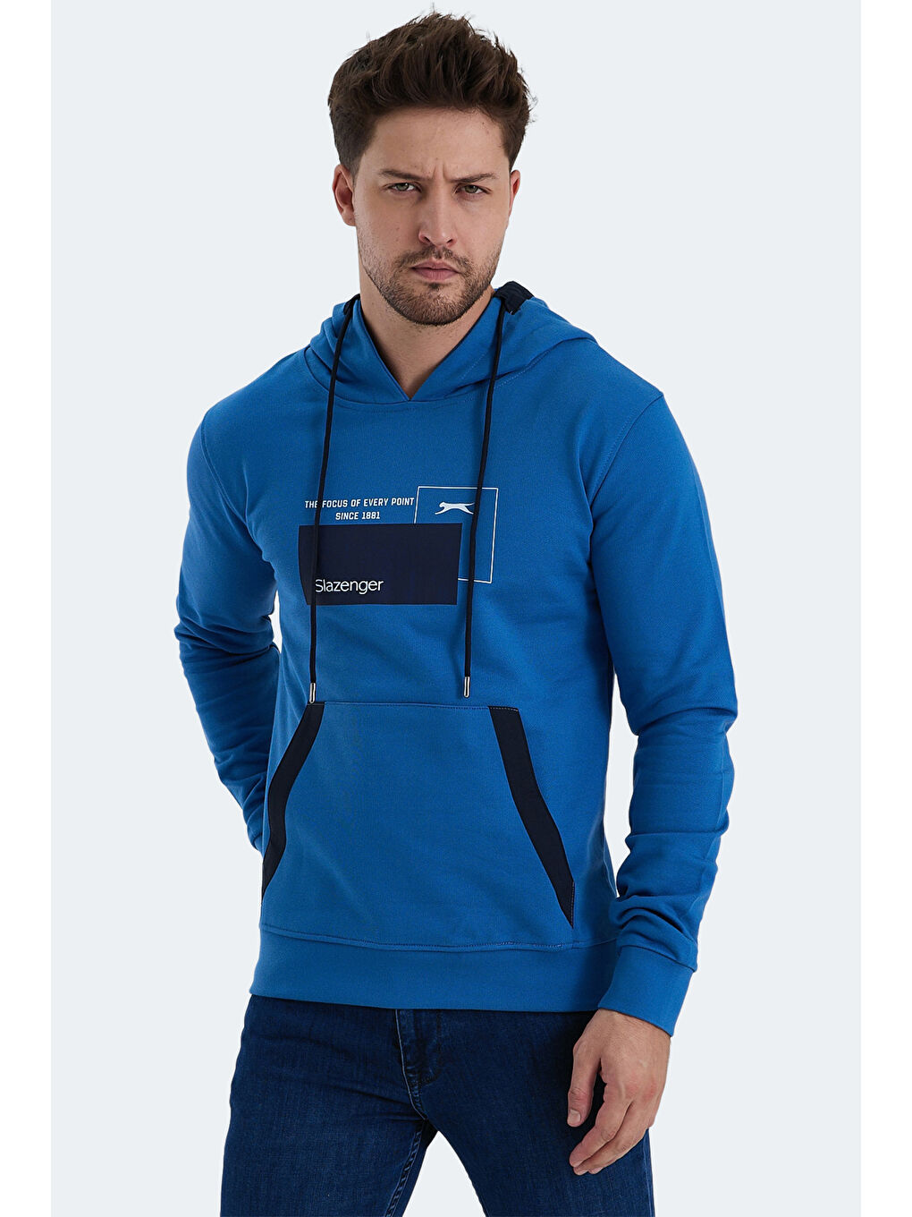 SLAZENGER Mavi Erkek Sweatshirt Mavi - 4