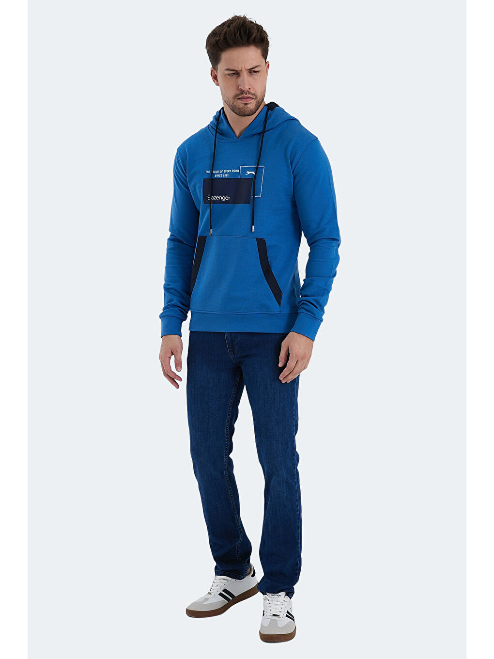 SLAZENGER Mavi Erkek Sweatshirt Mavi - 6