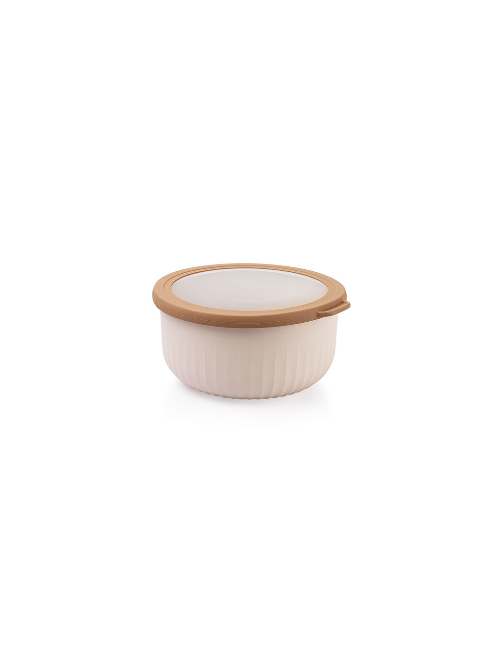 Ekru Ashley 4 lü Yuvarlak Saklama Kabı-Krem-3