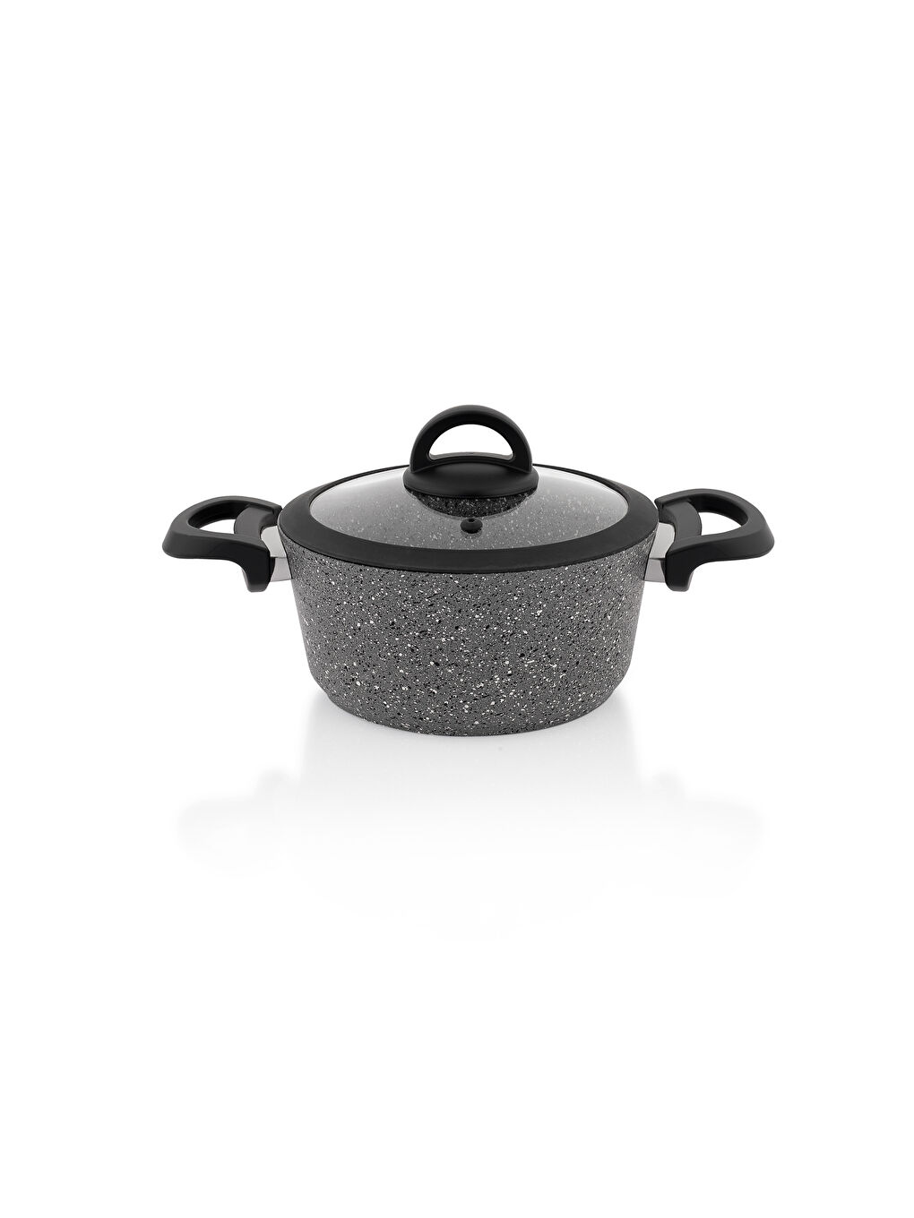 Cucina Yanmaz Yapışmaz Tencere Seti 7 Parça-Gri-4